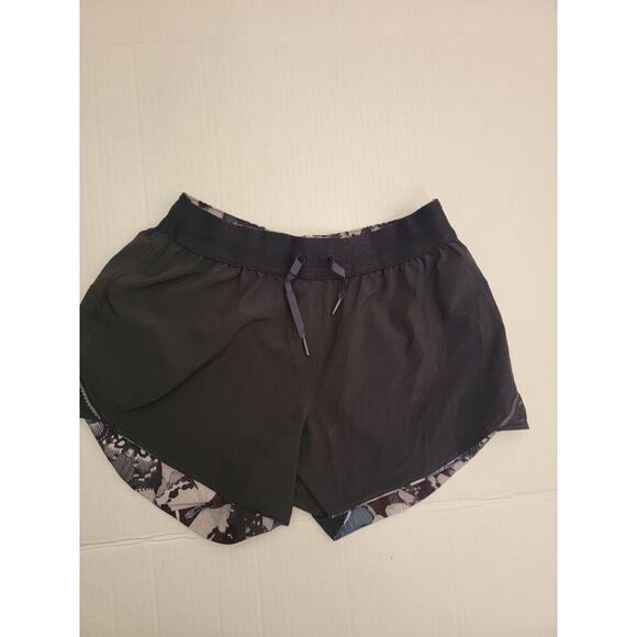 Lululemon Shorts 10 Go The Distance Biggie So Fly Butterfly Pizzaz Multi Black - Picture 6 of 12